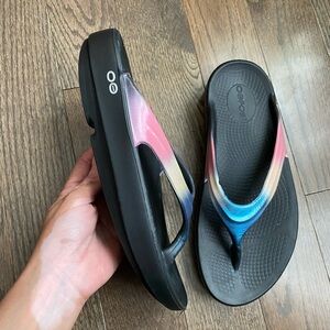 OOFOS OOlala Luxe Horizon Elevate Recovery Women’s Size 7